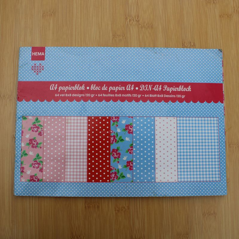 Papierblok met verschillende motieven