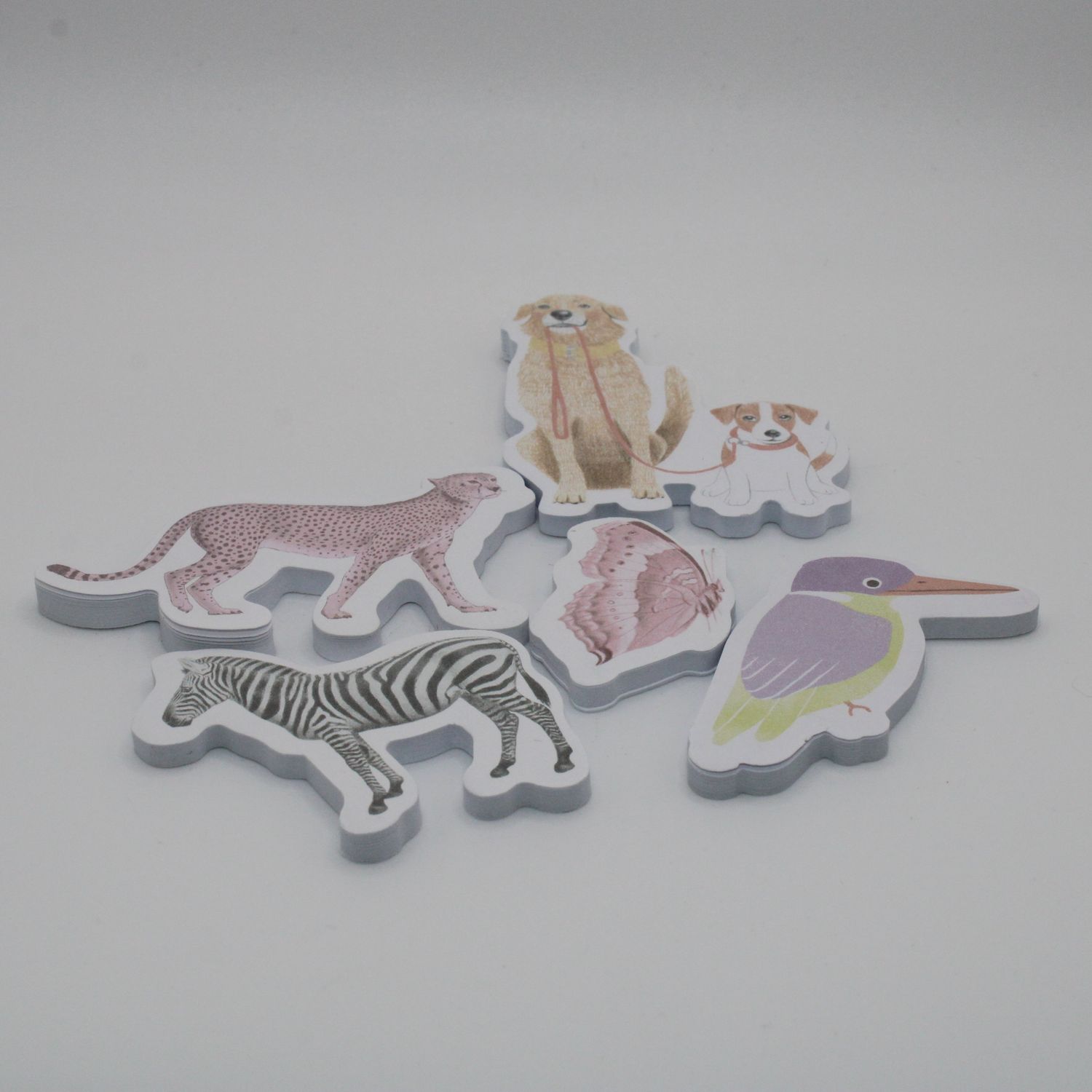 Set van post-its - dieren
