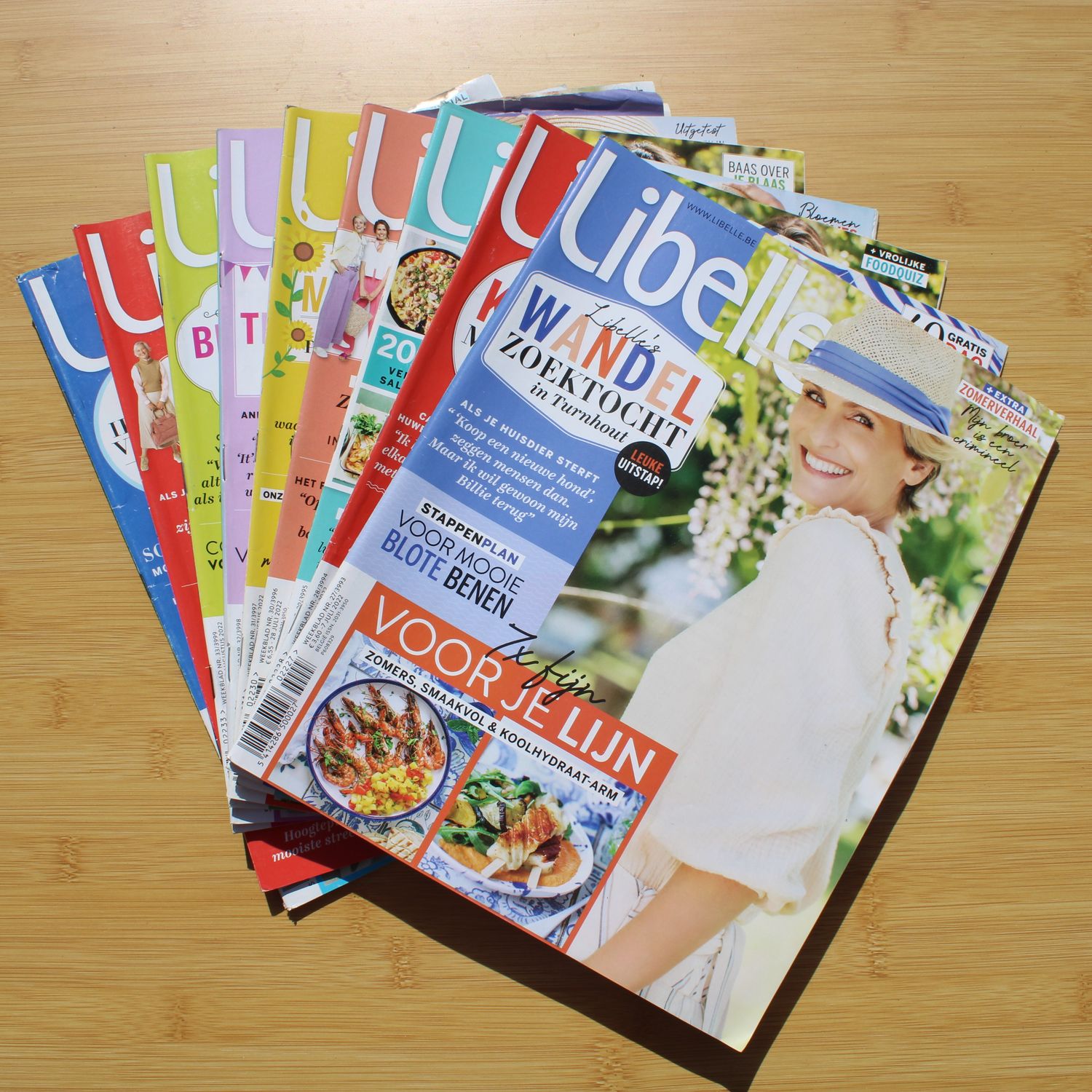 Set van 9 Libelle tijdschriften