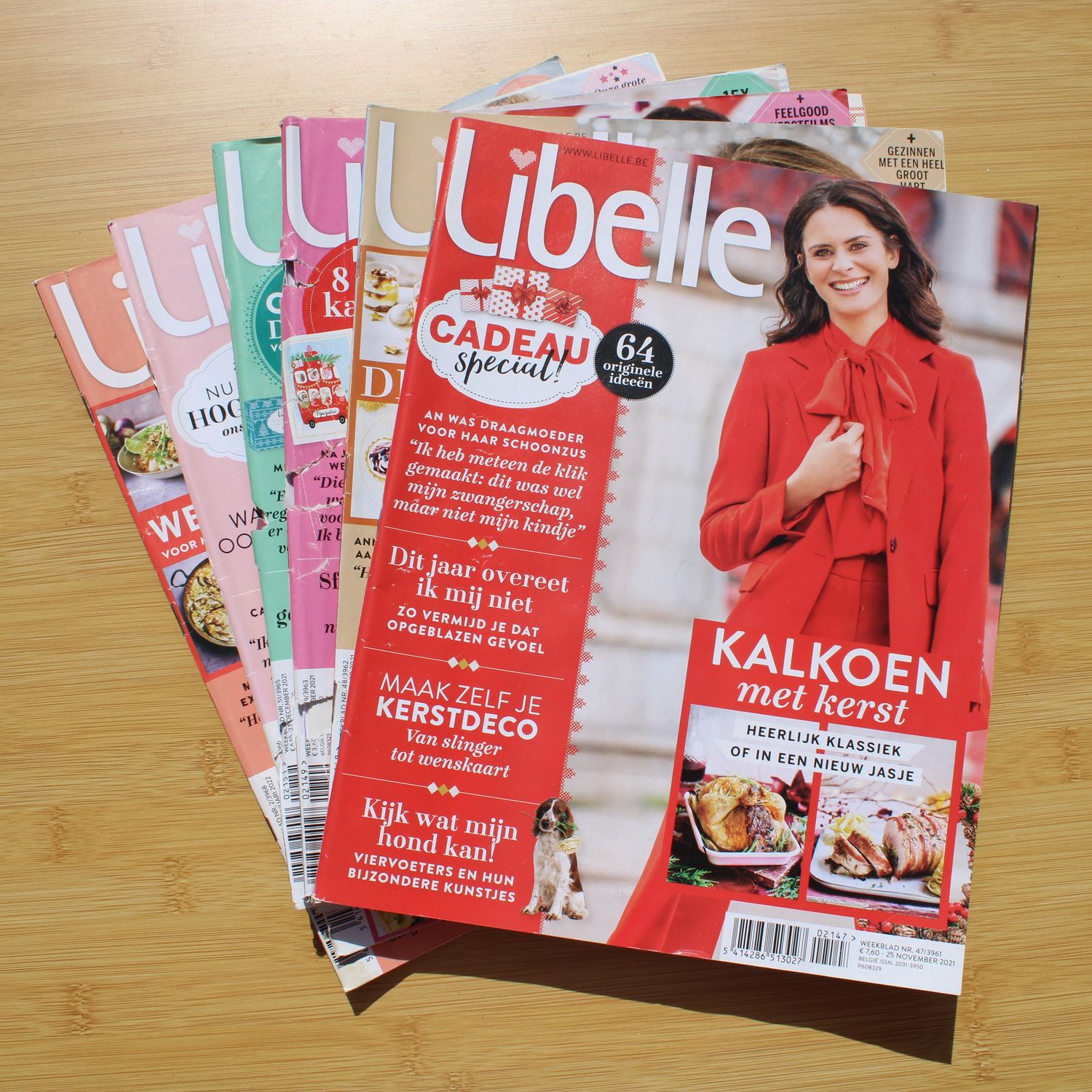 Set van 6 Libelle tijdschriften
