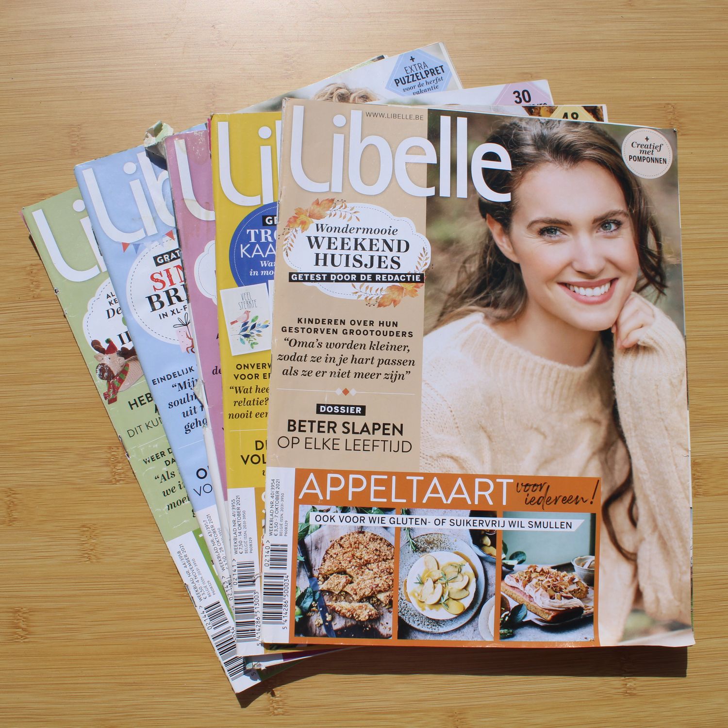 Set van 5 Libelle tijdschriften