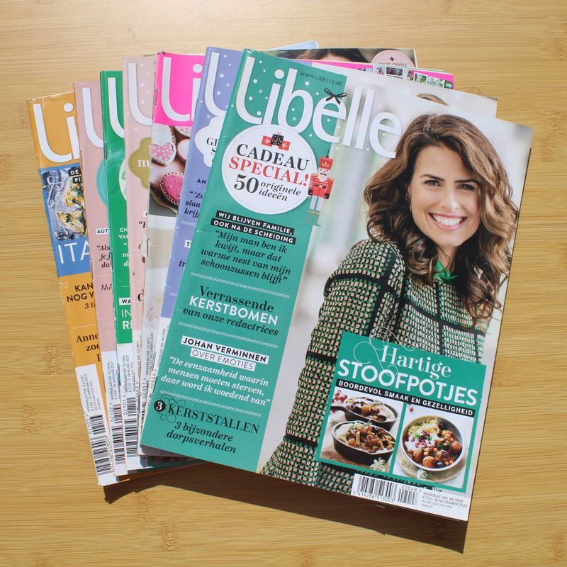 Set van 7 Libelle tijdschriften