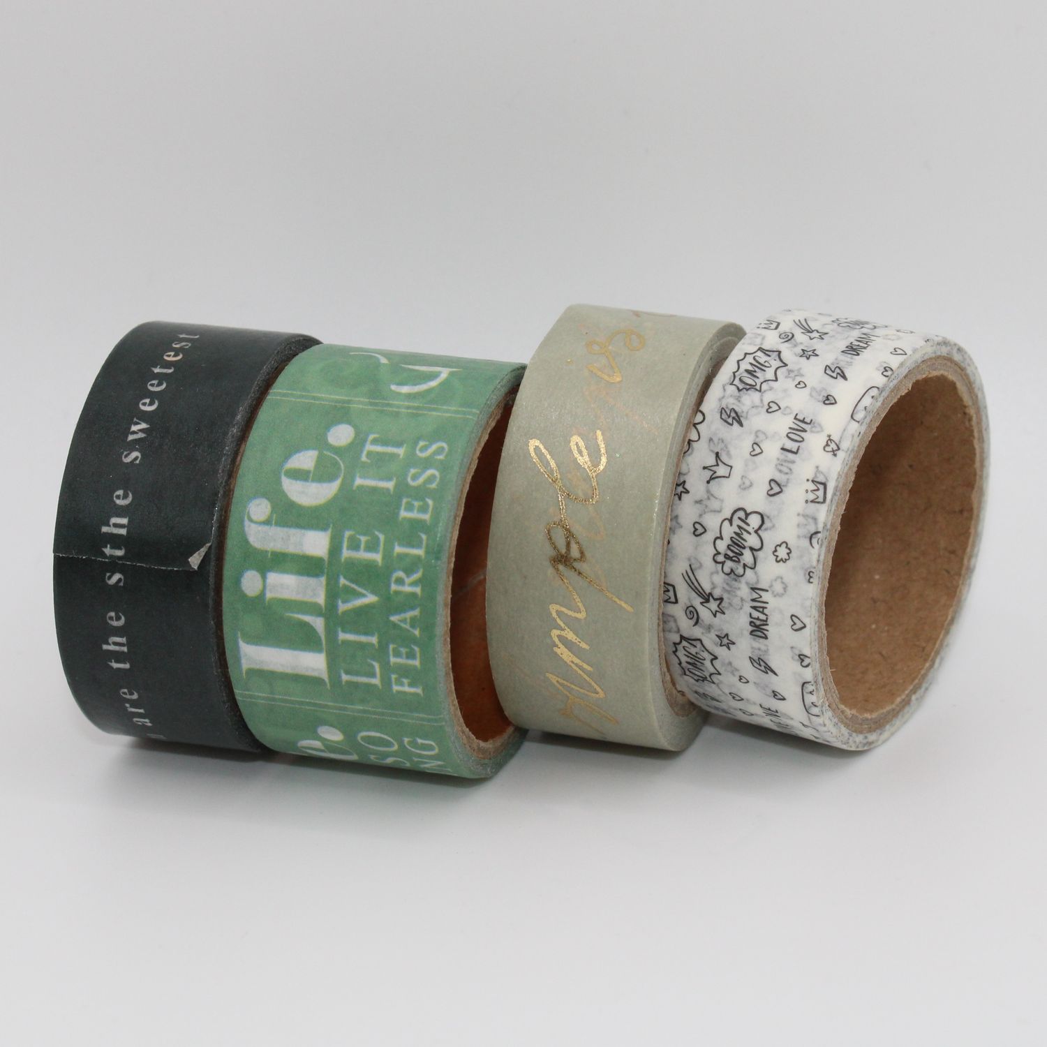 Set washi tape - tekst