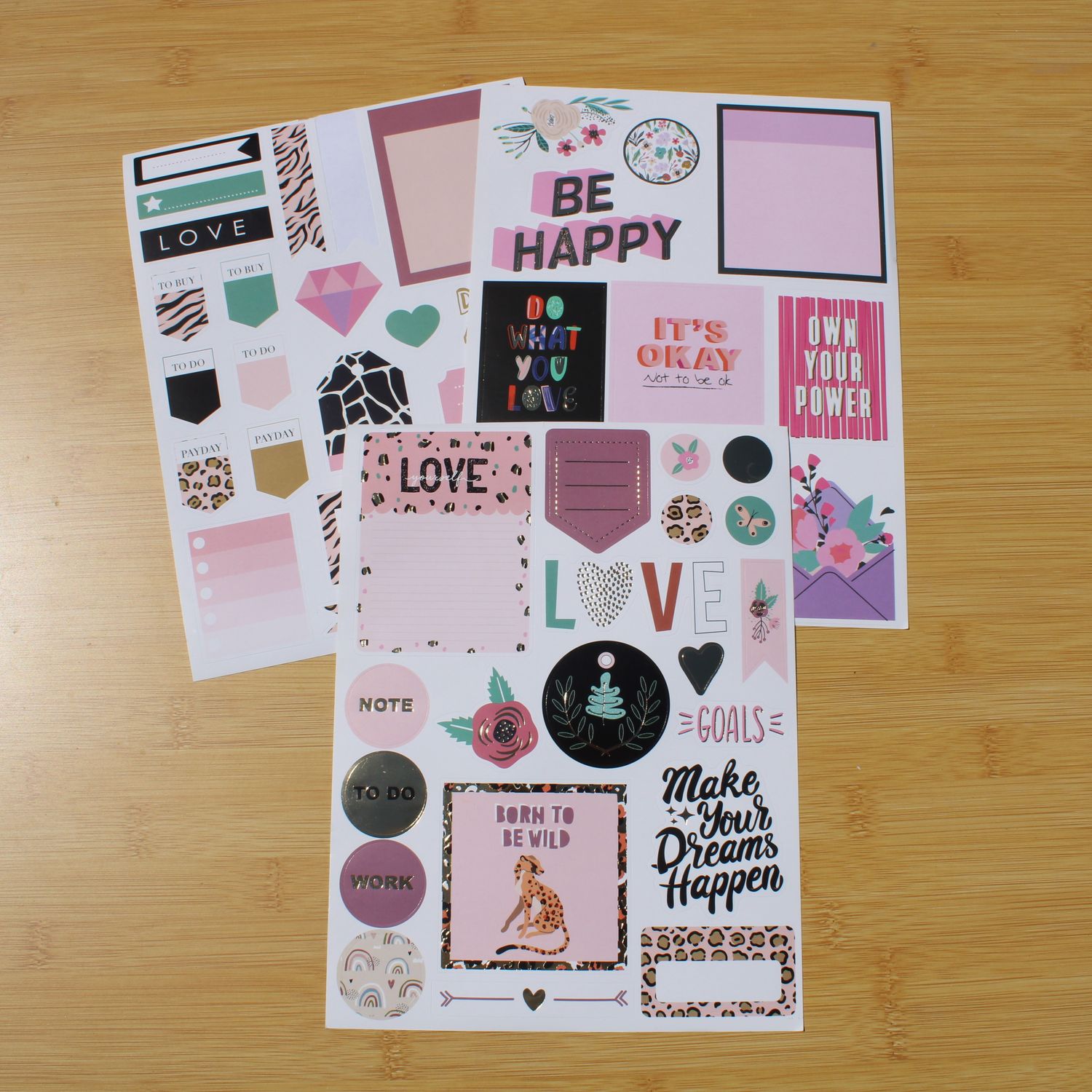 Stickersheet pakket - allerlei