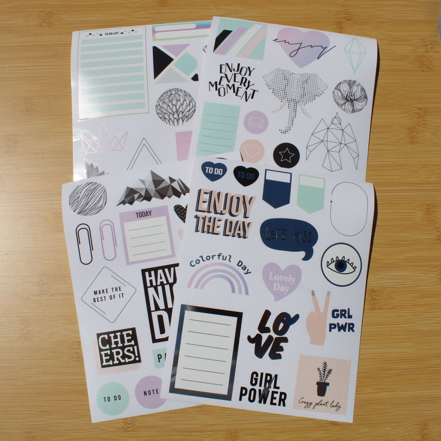 Stickersheet pakket - allerlei