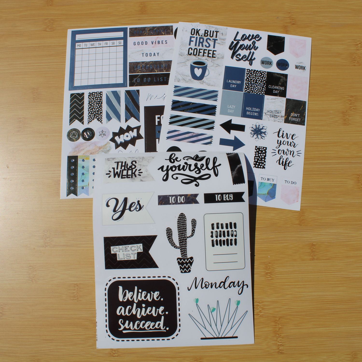 Stickersheet pakket - allerlei