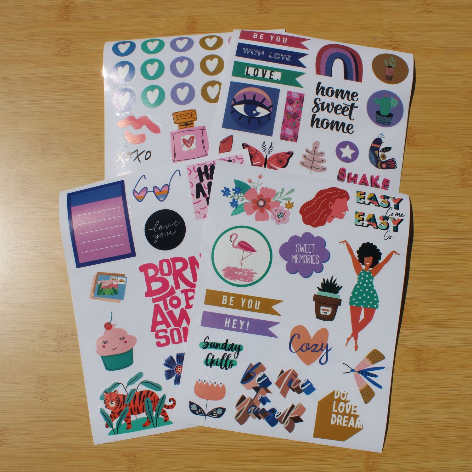 Stickersheet pakket - allerlei