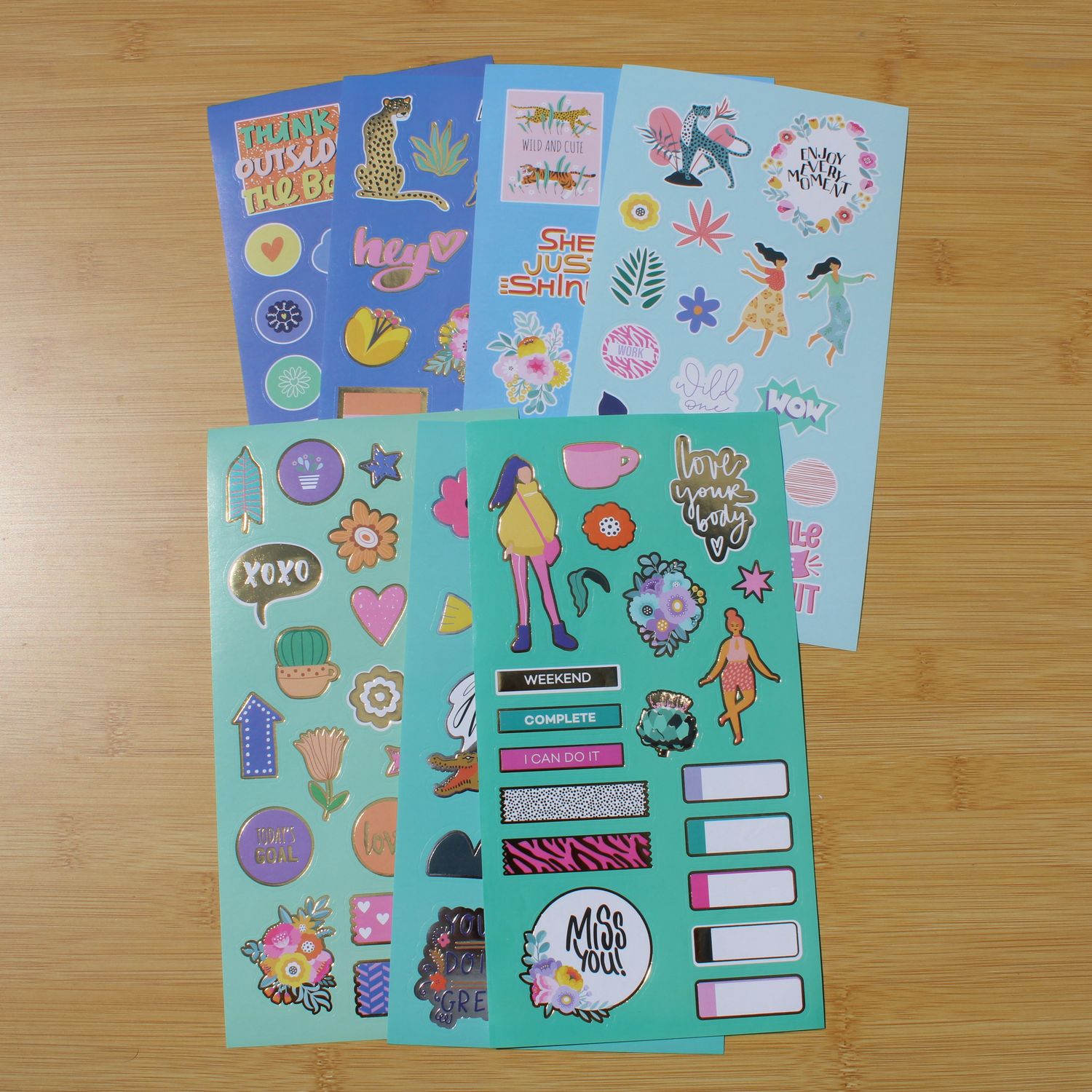 Stickersheet pakket - allerlei
