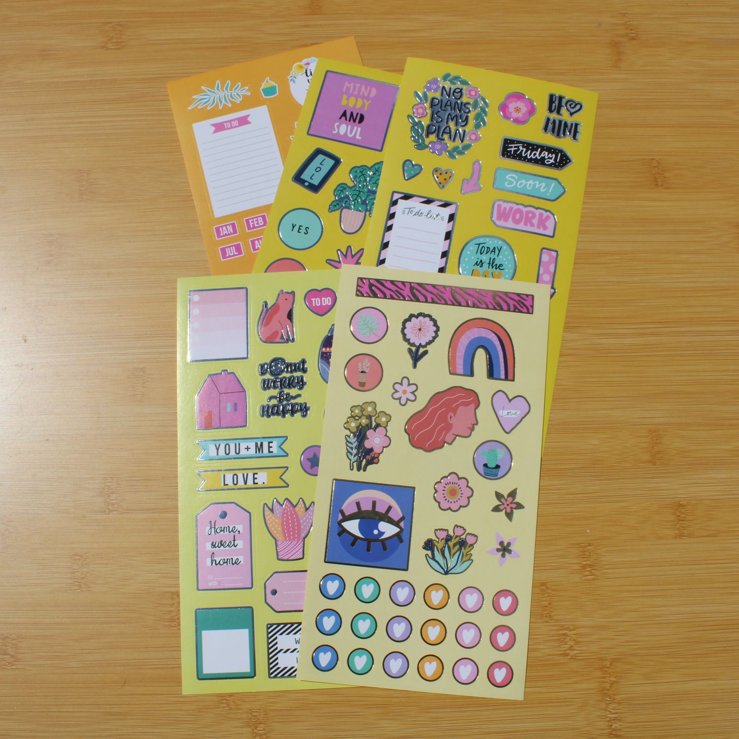 Stickersheet pakket - allerlei