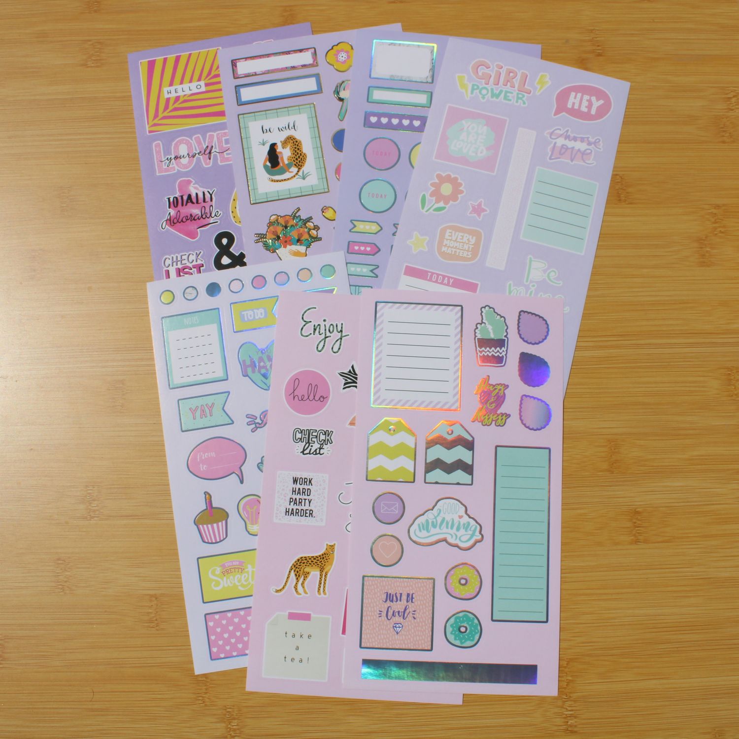 Stickersheet pakket - allerlei