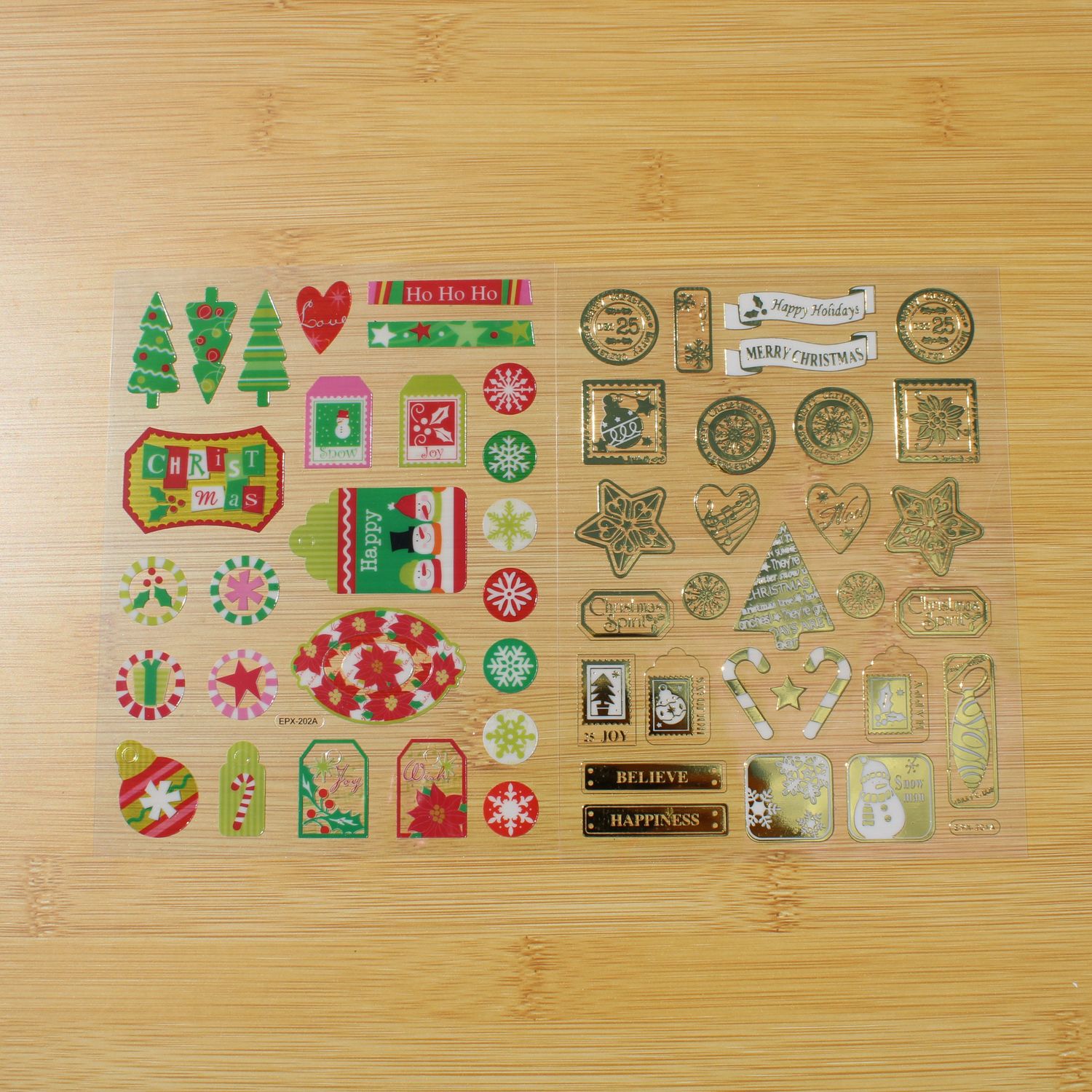 Stickersheet pakket - Kerst
