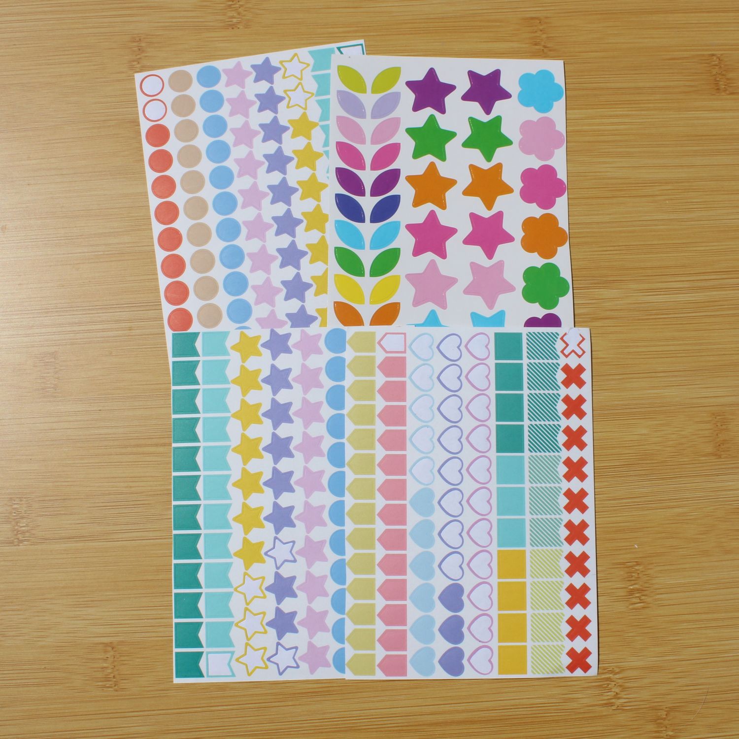 Stickersheet pakket - geometrische vormen