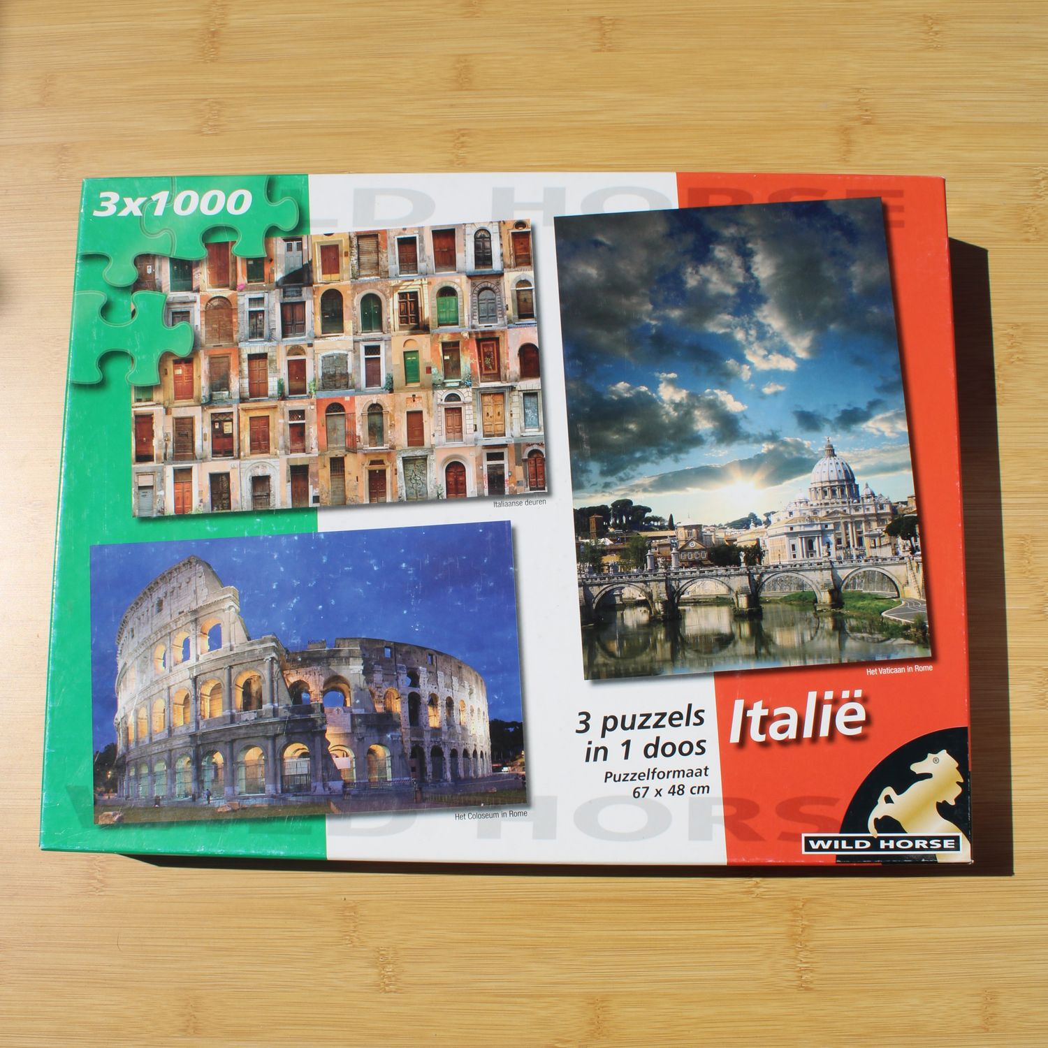 Puzzel 3 x 1000 stukjes - Italië