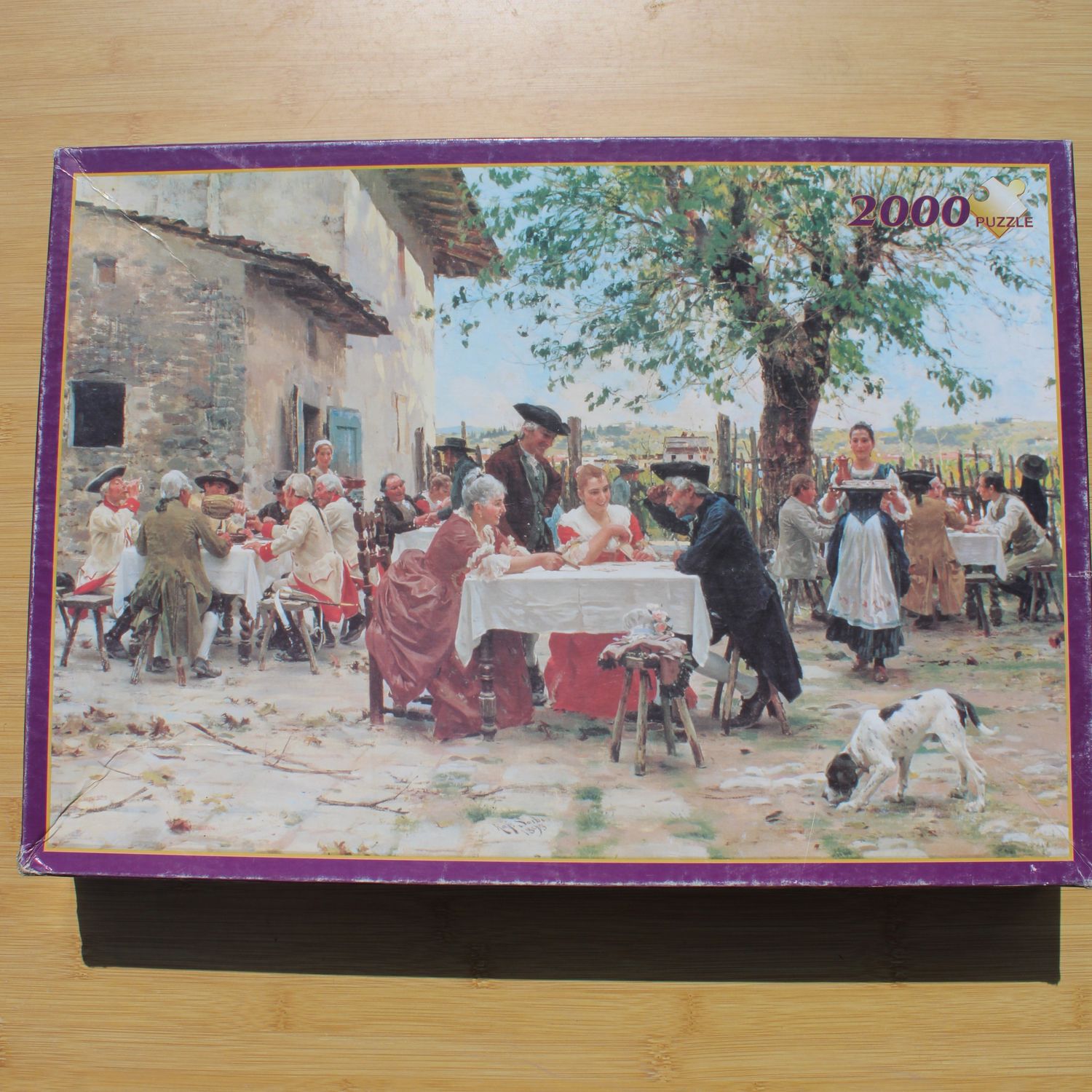 Puzzel 2000 stukjes - The Game of Cards
