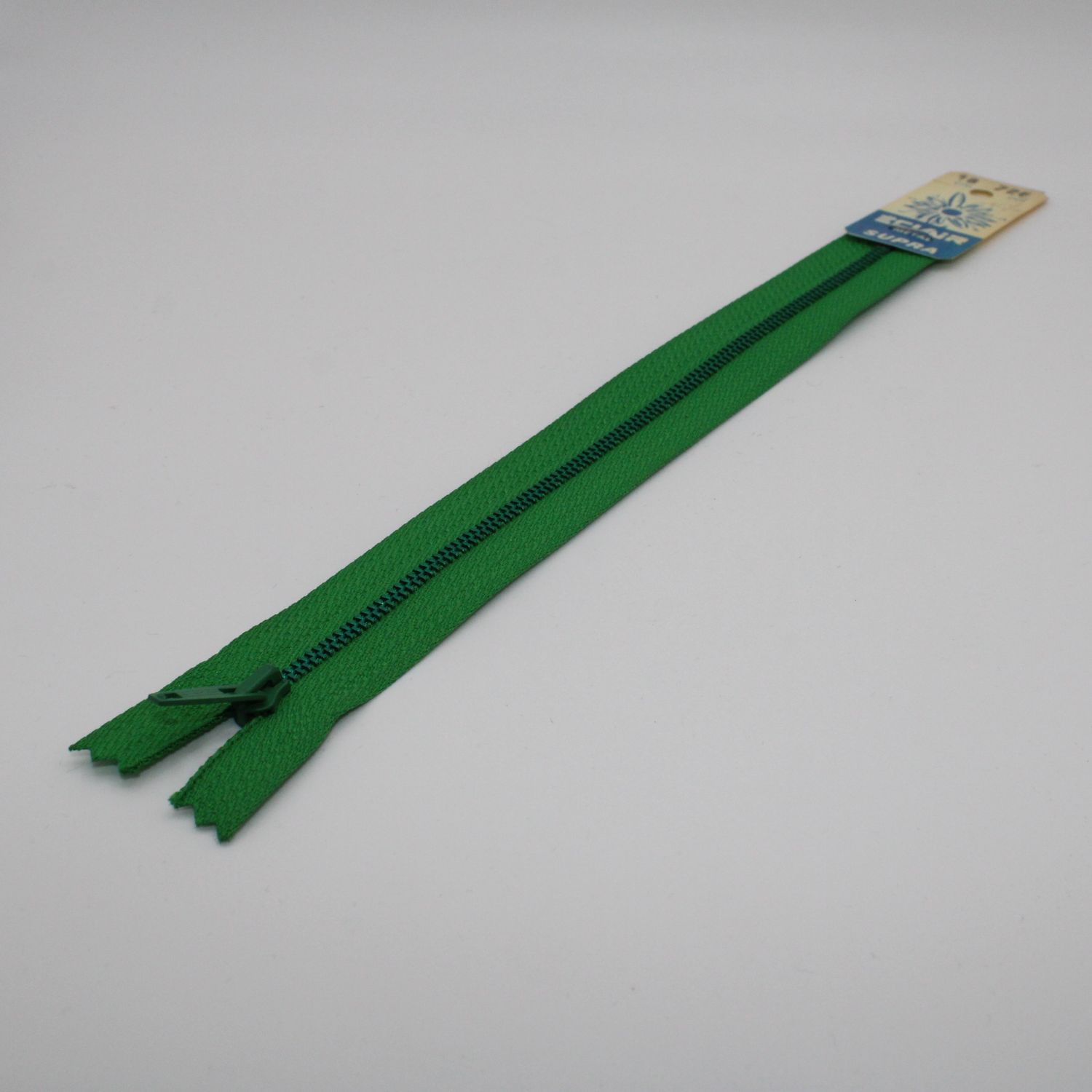 Groene rits 18 cm