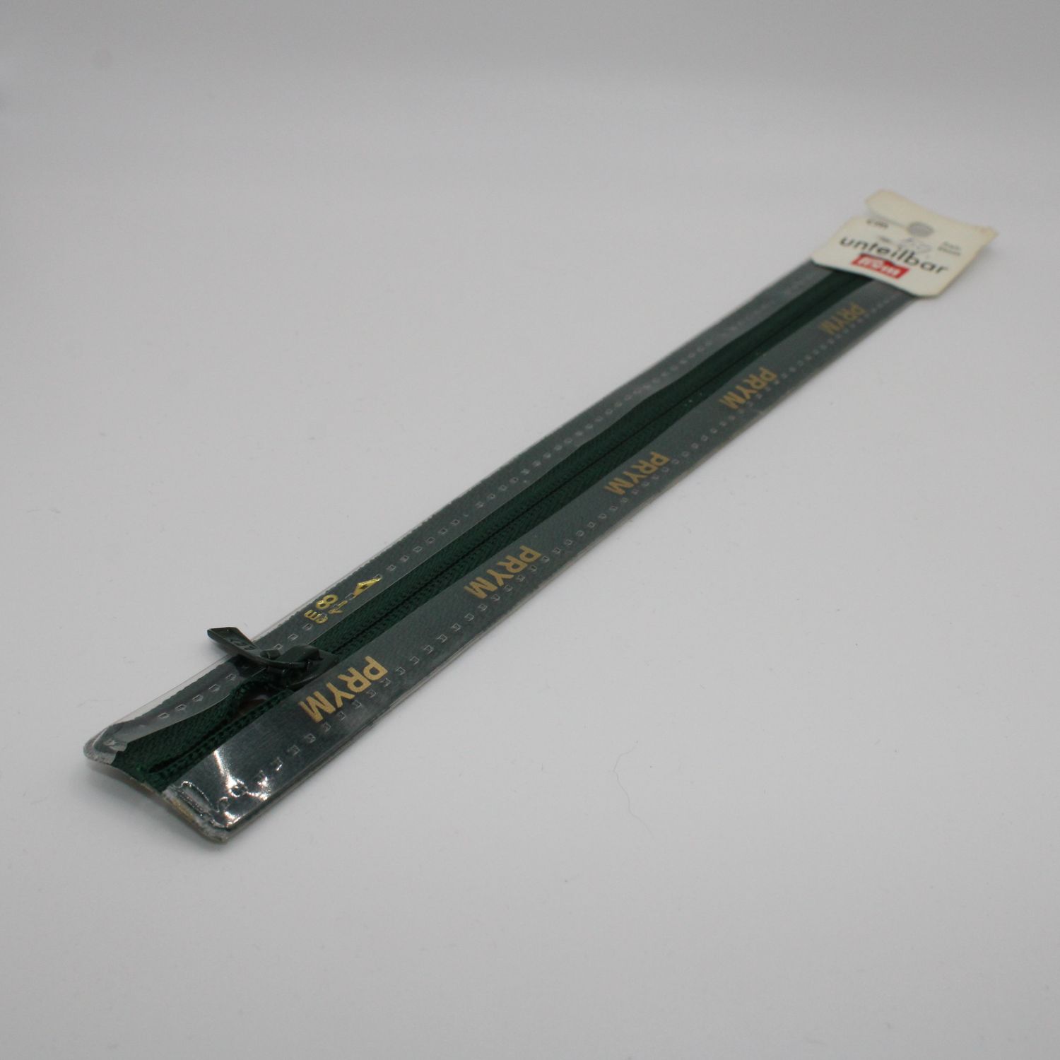 Groene rits 18 cm