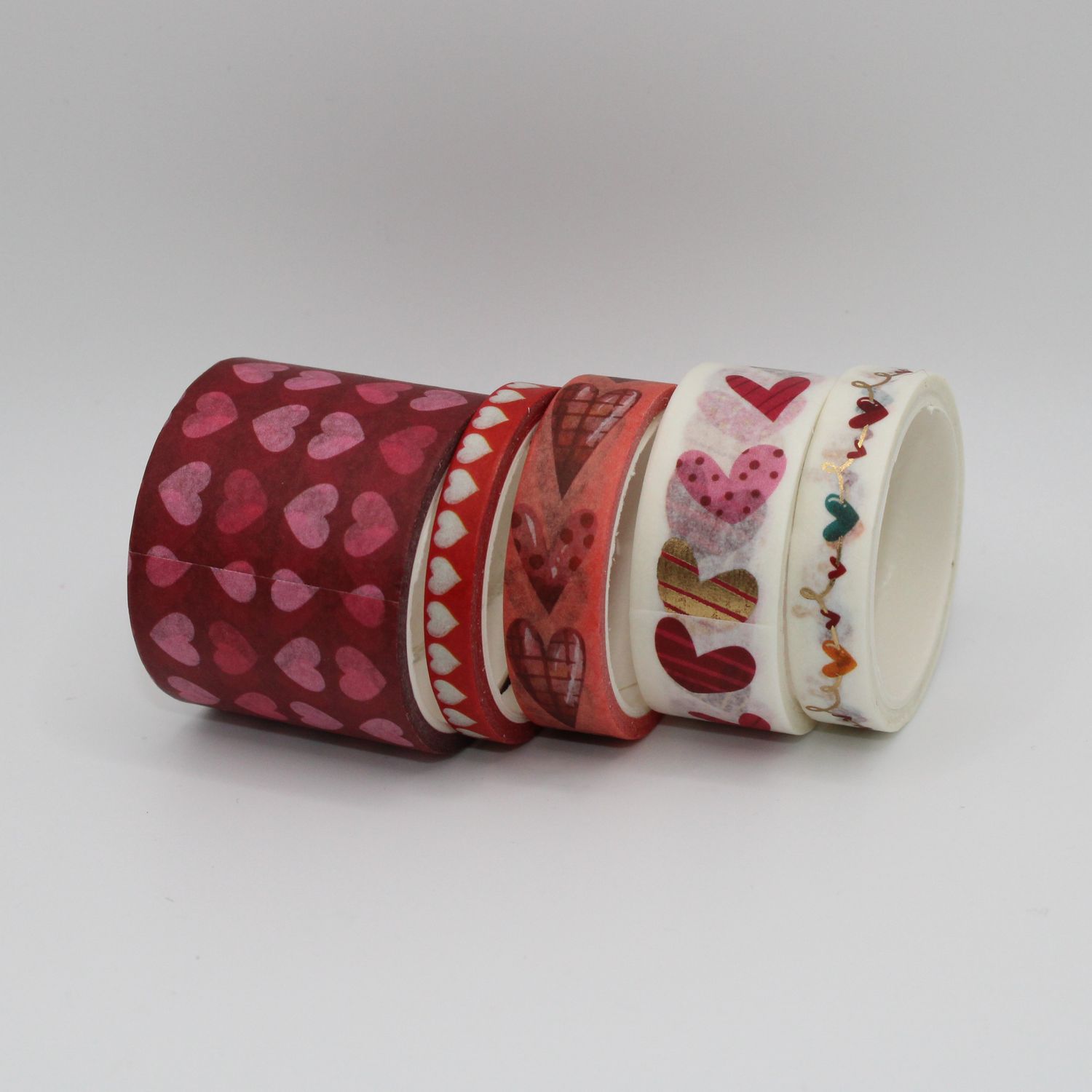 Set washi tape - hartjes