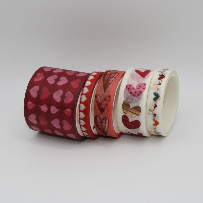 Set washi tape - hartjes