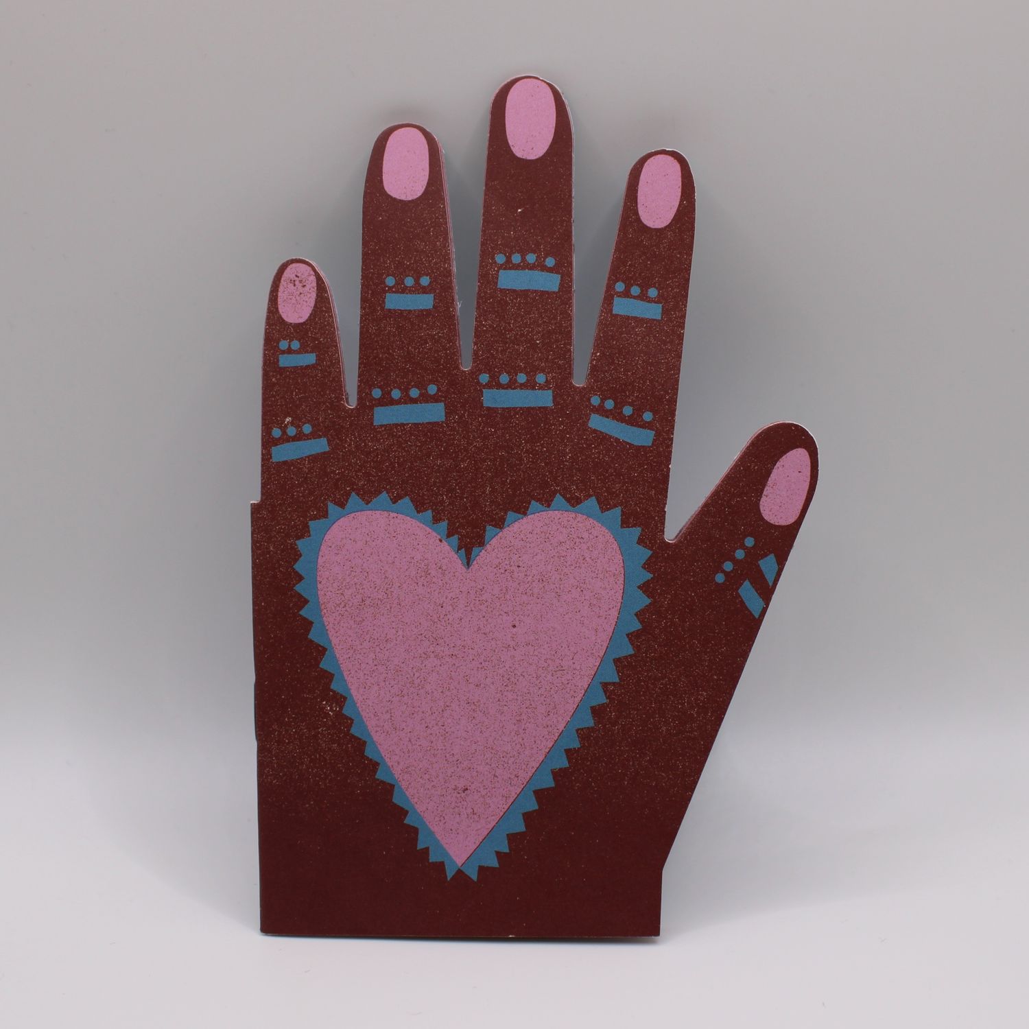 Papierblok hand
