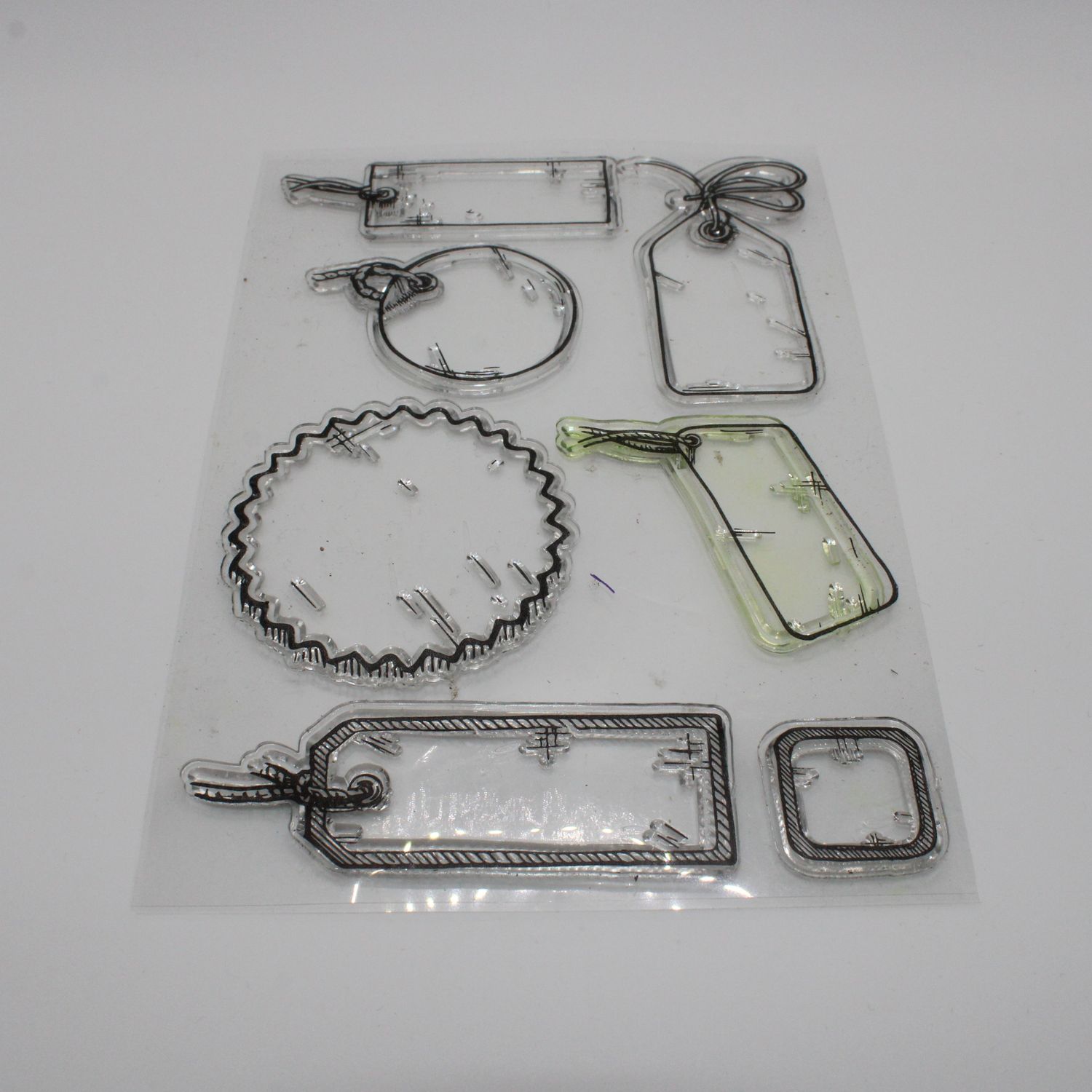 Set van 7 stempels - labels