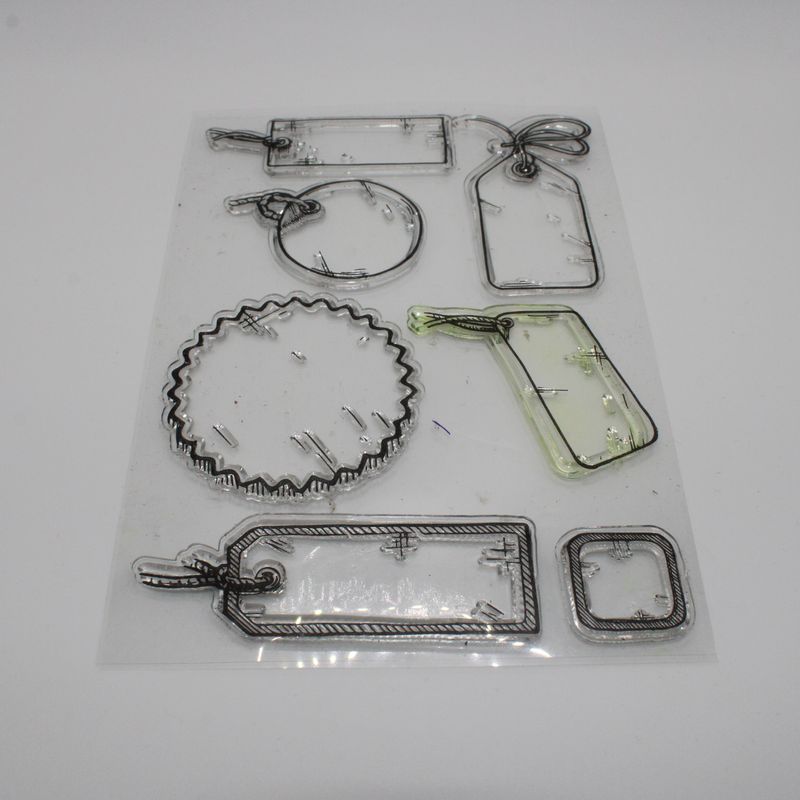 Set van 7 stempels - labels