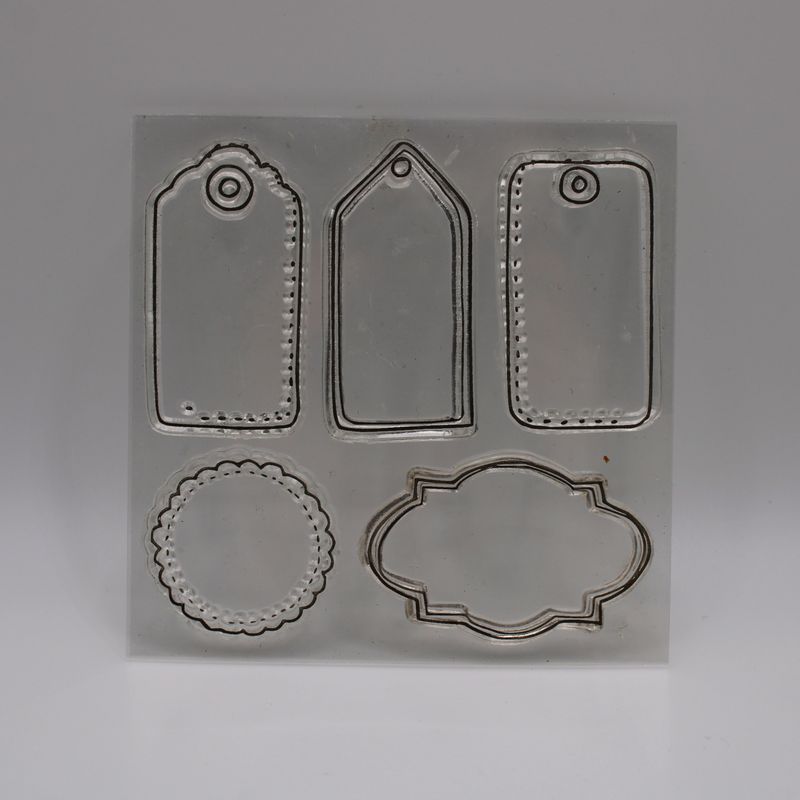 Set van 5 stempels - labels
