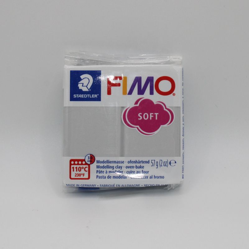 Pakje Fimo klei - grijs 80