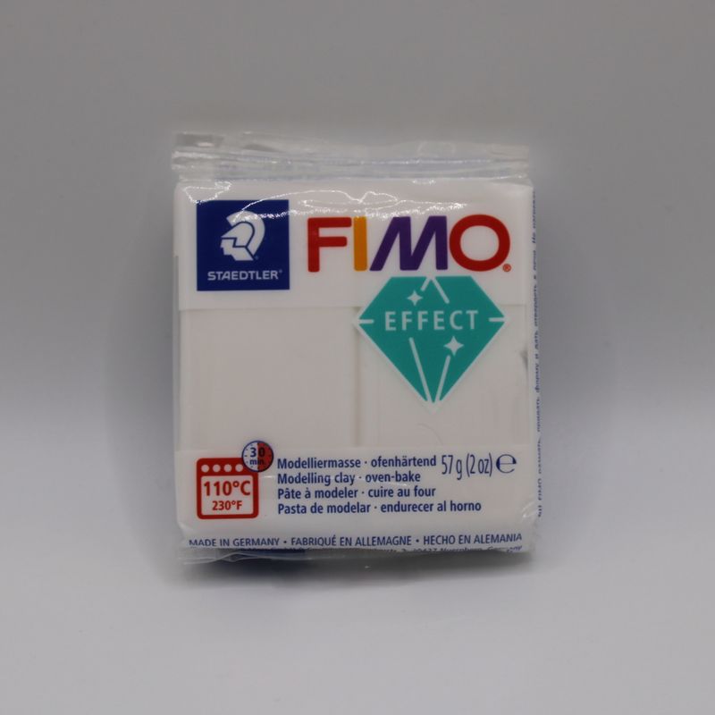 Pakje Fimo klei - wit 014