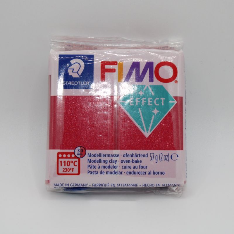 Pakje Fimo klei - rood 28
