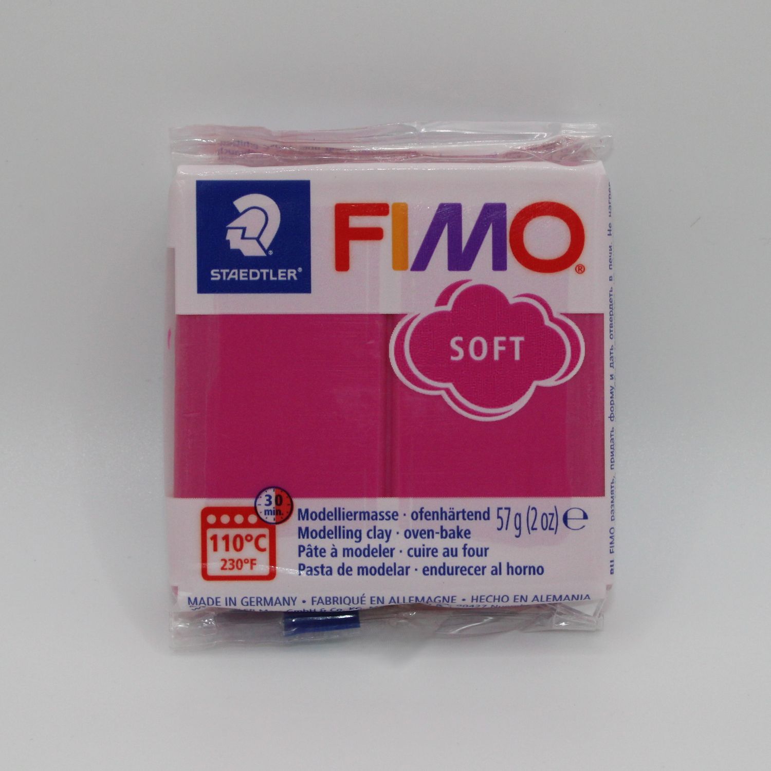 Pakje Fimo klei - roze 22