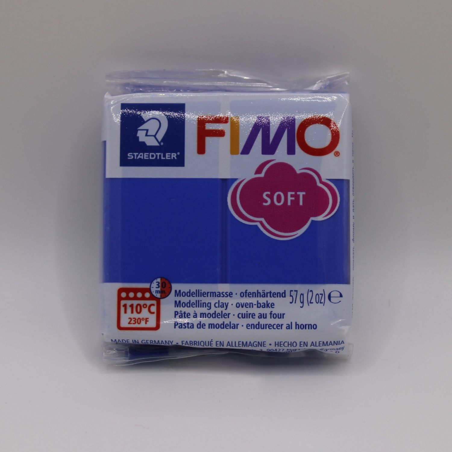 Pakje Fimo klei - blauw 33