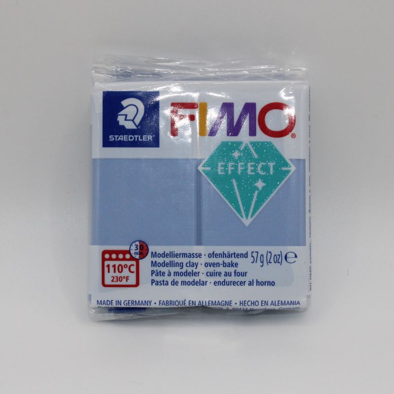 Pakje Fimo klei - blauw 386
