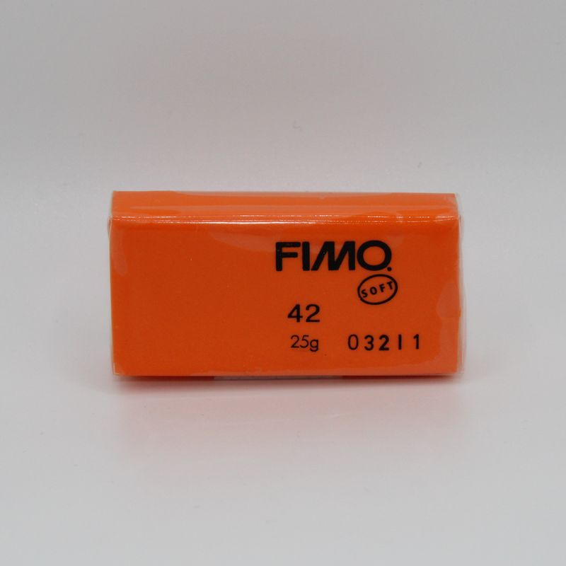 Pakje Fimo klei - oranje 42