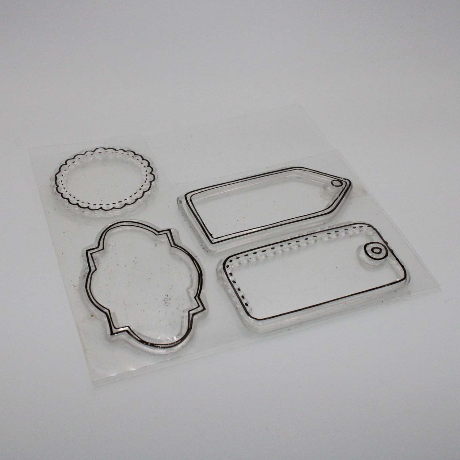 Set van 4 stempels - labels