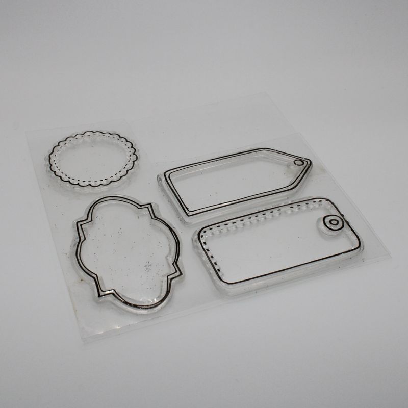 Set van 4 stempels - labels