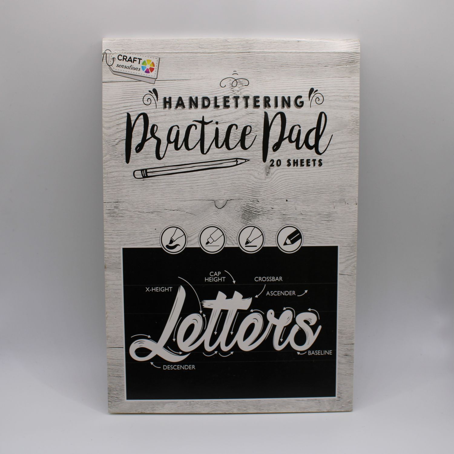 Papierblok met verschillende types papier