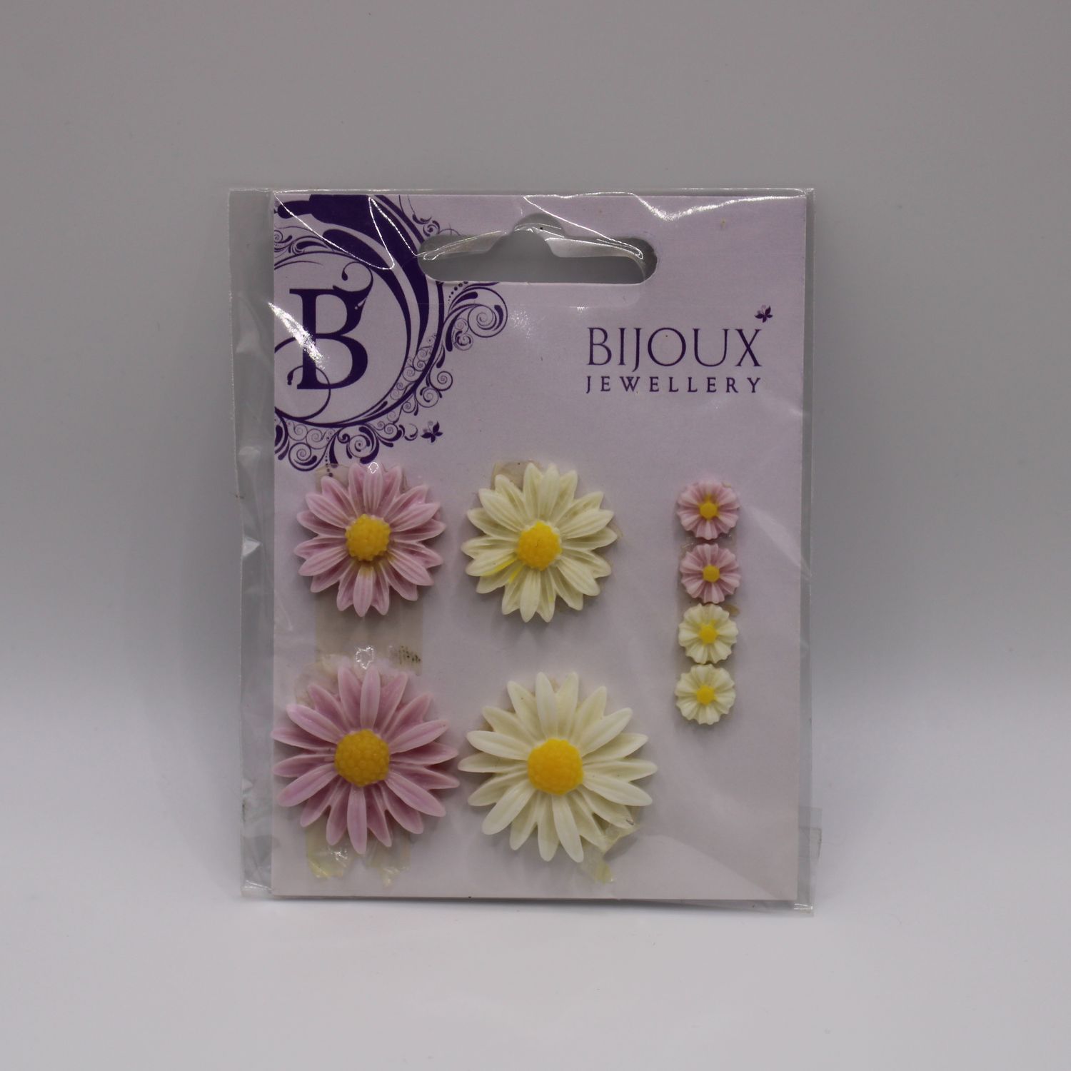 Kleine bloemetjes met platte achterkant