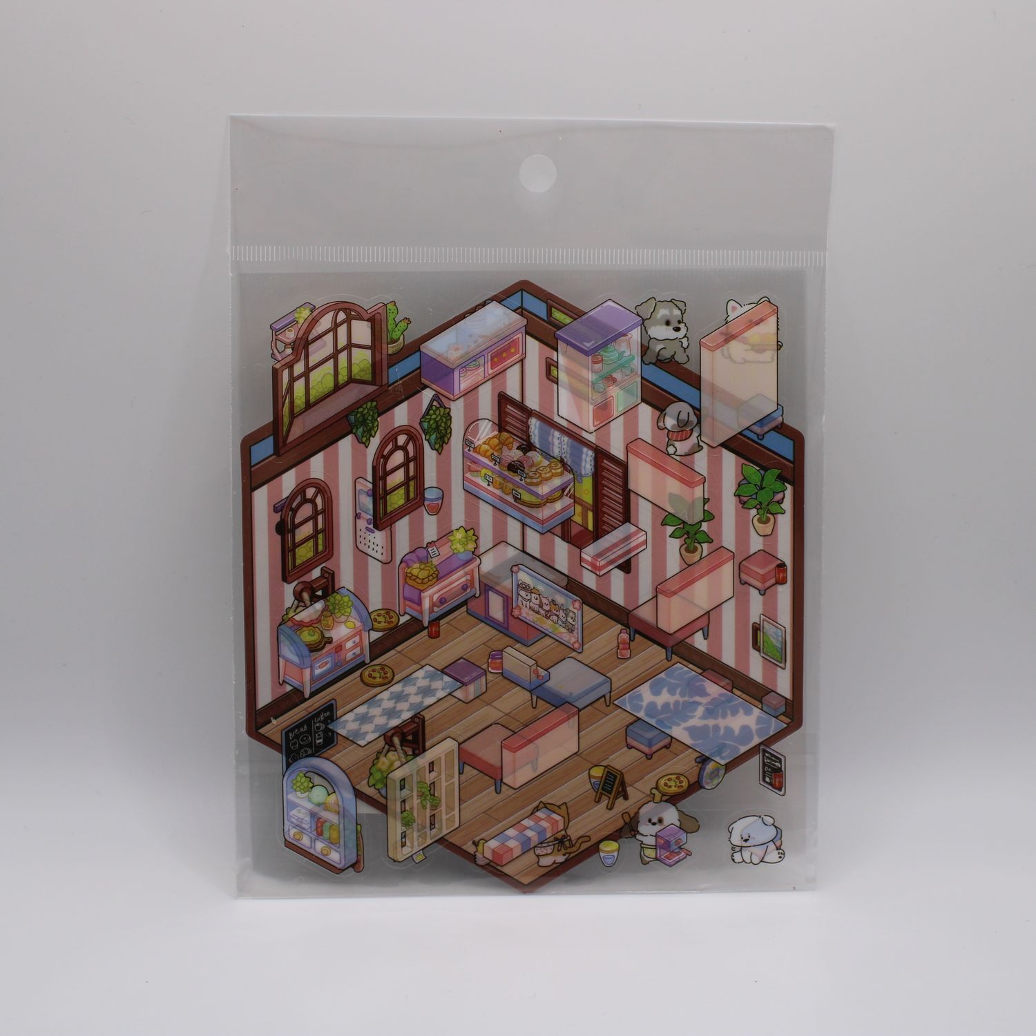 3D sticker scene - woonkamer