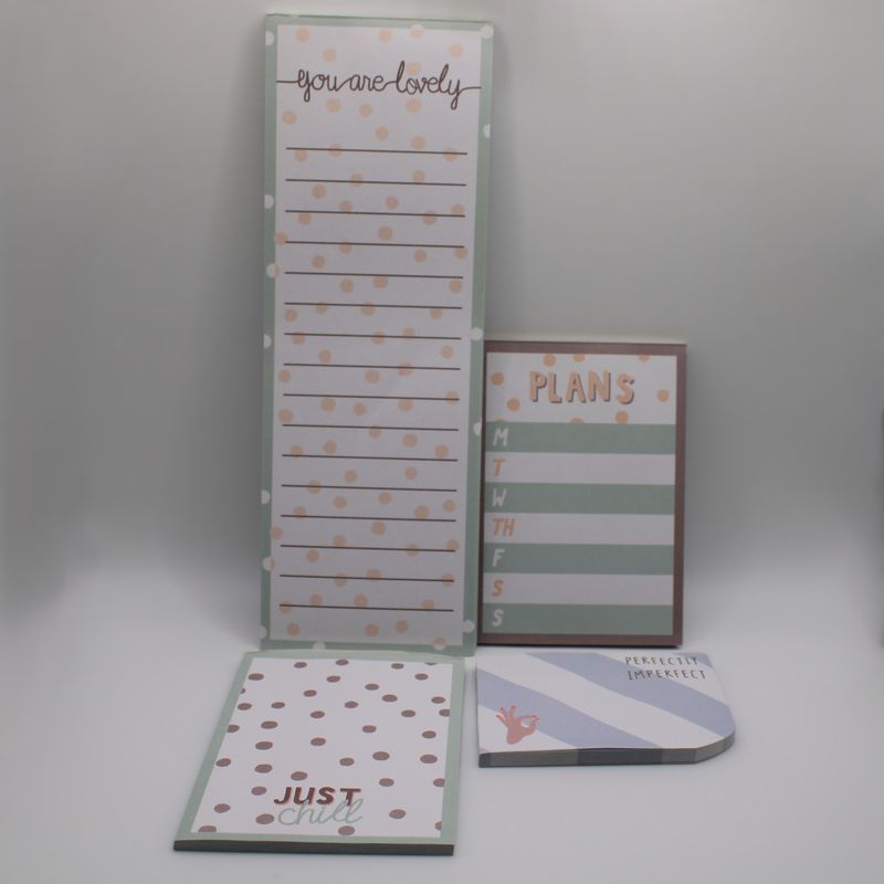 Set van verschillende papierblokken