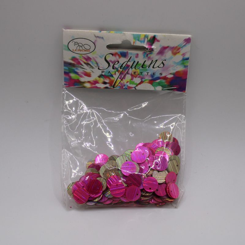 Zakje roze sequins