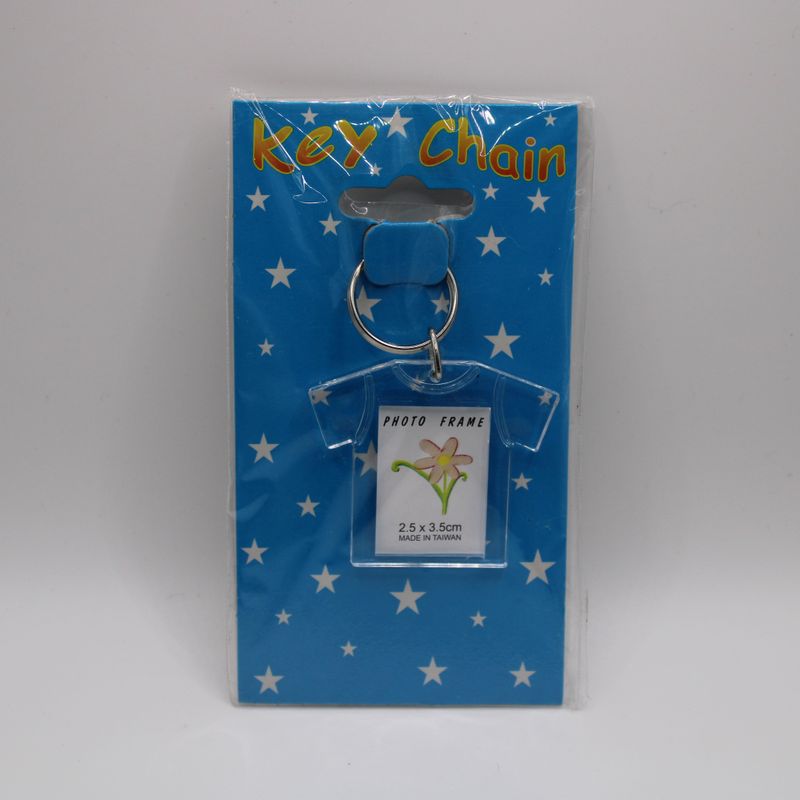 Sleutelhanger met plek voor foto - T-shirt