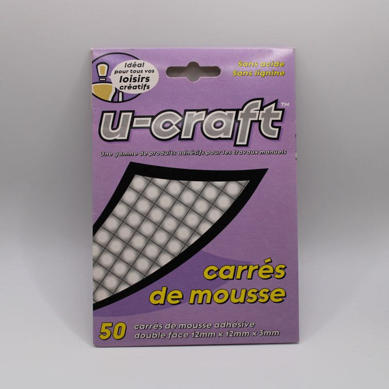 Foamblokjes voor 3D knipvel - 1.2 x 1.2 cm