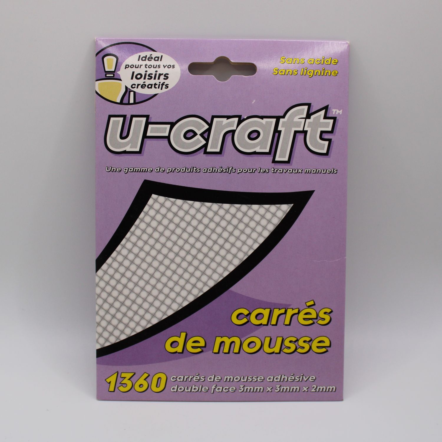Foamblokjes voor 3D knipvel - 0.3 - 0.3 cm