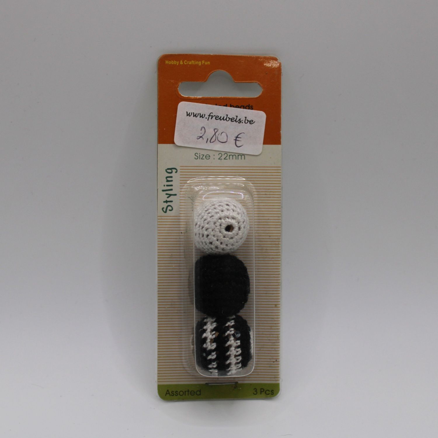 Pakje grote gehaakte kralen