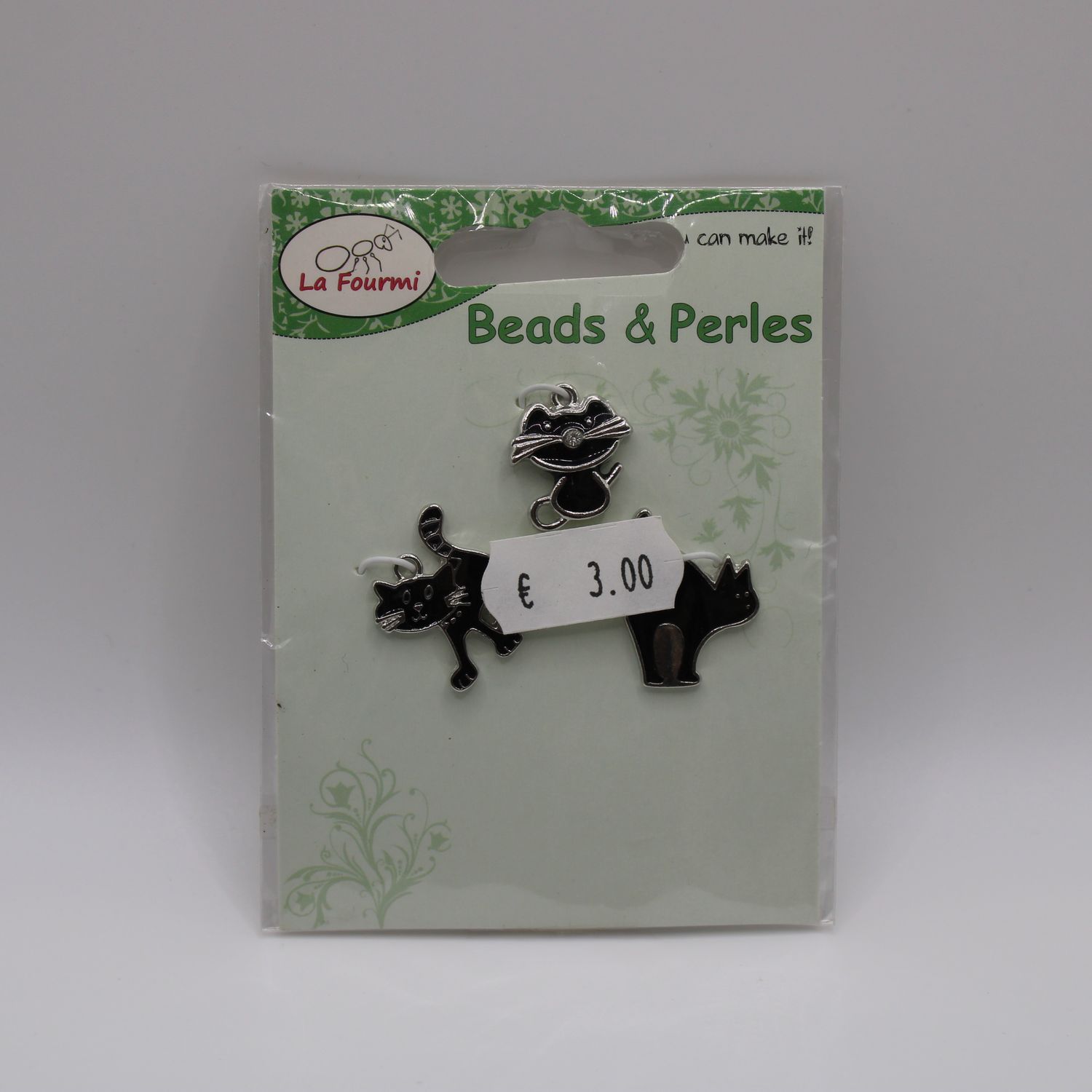Set van 3 bedels - katten