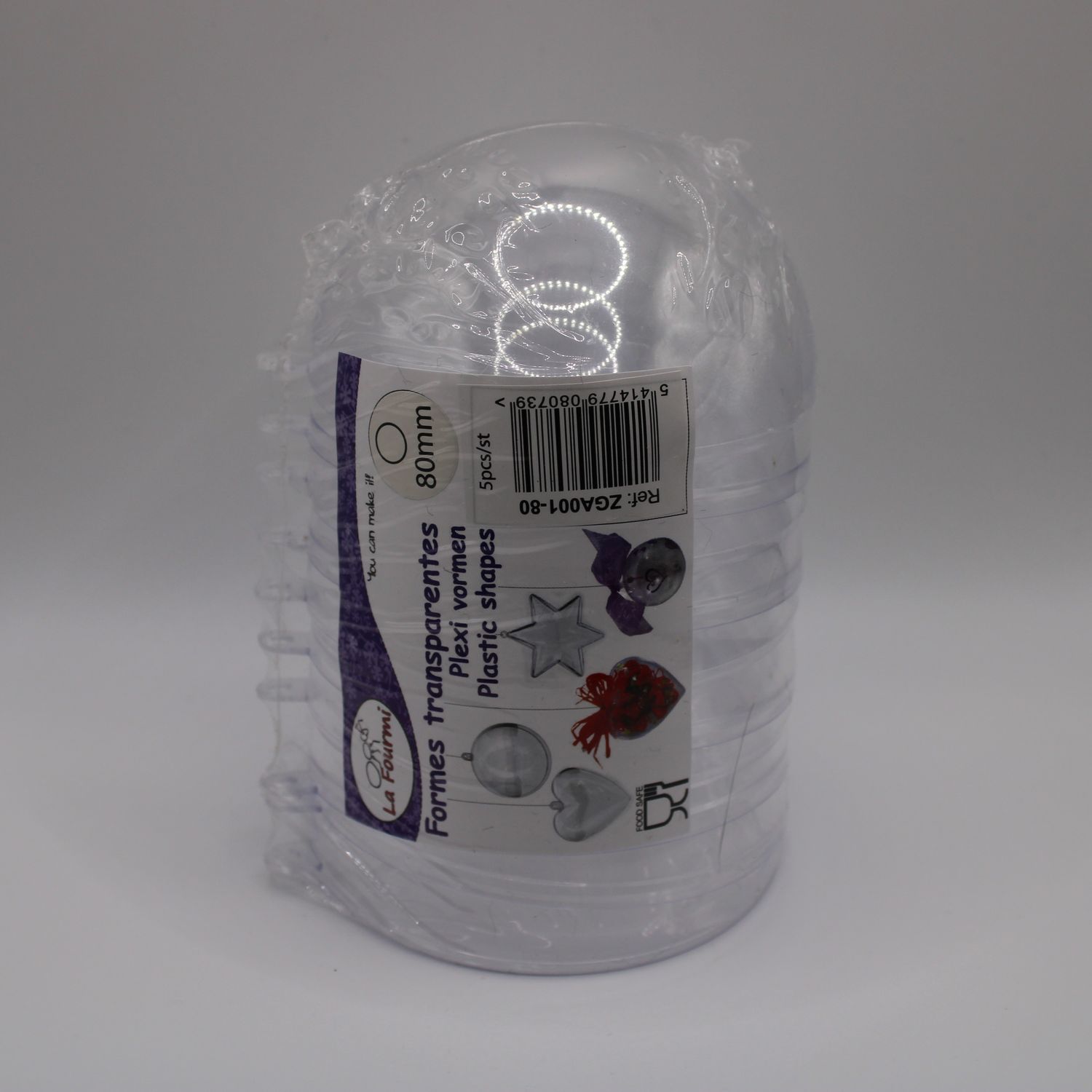 Set van 5 plexi ballen