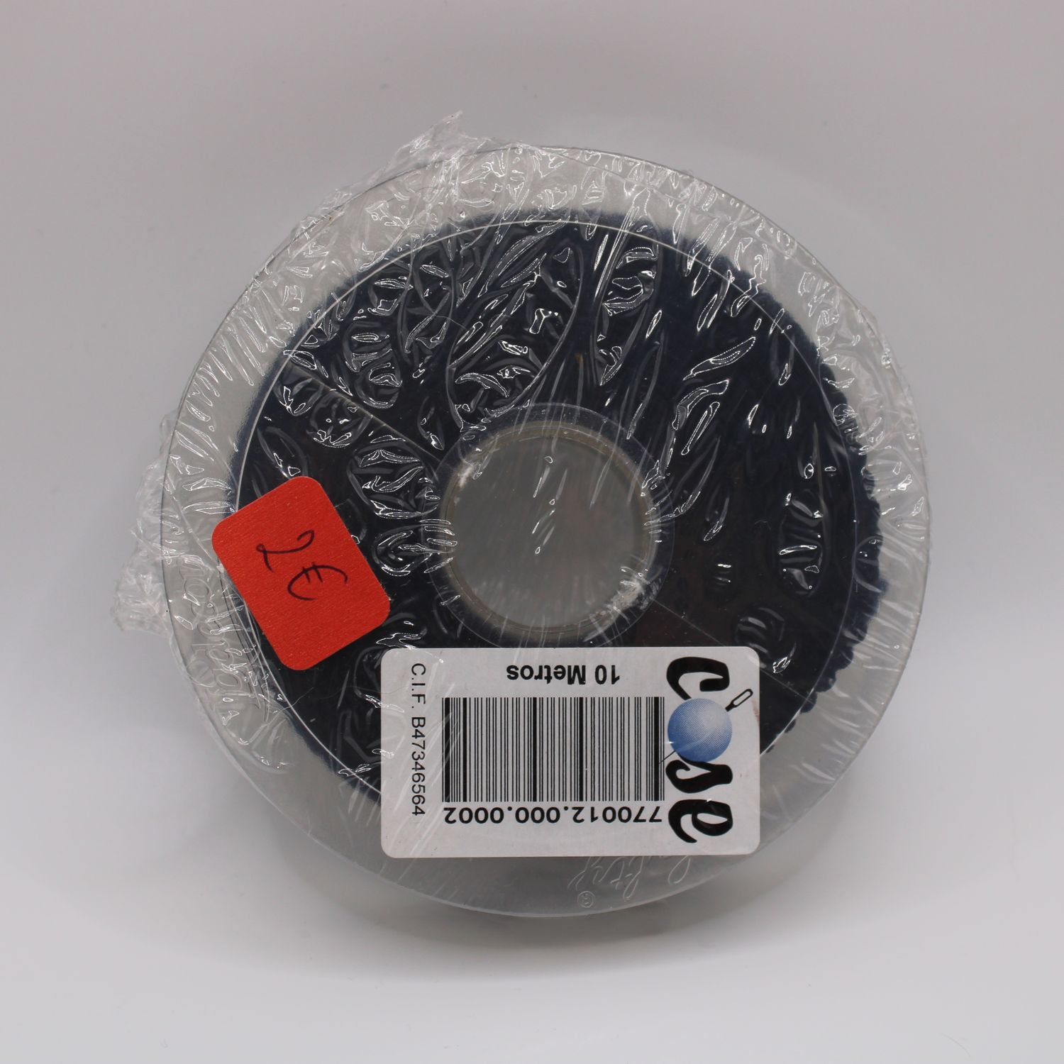 Zwart lint - 10 m