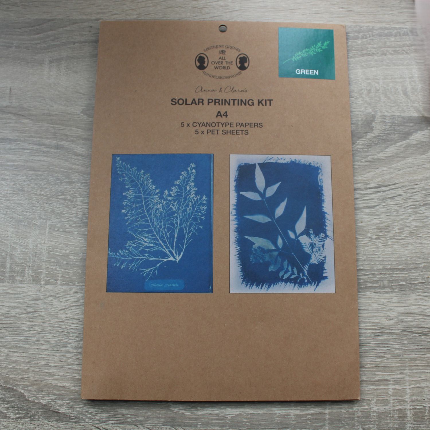 Cyanotype set - zonneprint