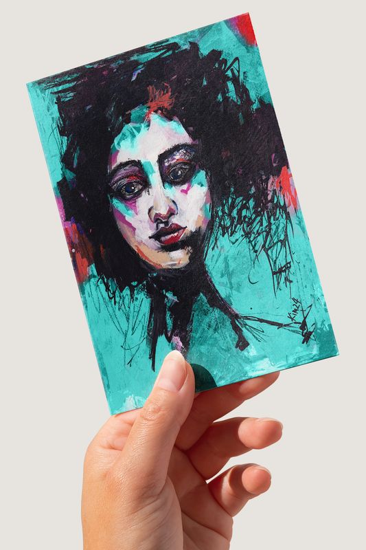 ScuzziMia Art - Aqua Lady Gift Card