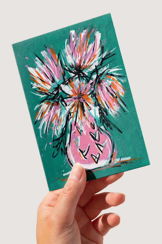 ScuzziMia Art - Pink Vase Gift Card